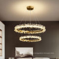 New design customized restaurant hall large gold luxury modern crystal chandelier